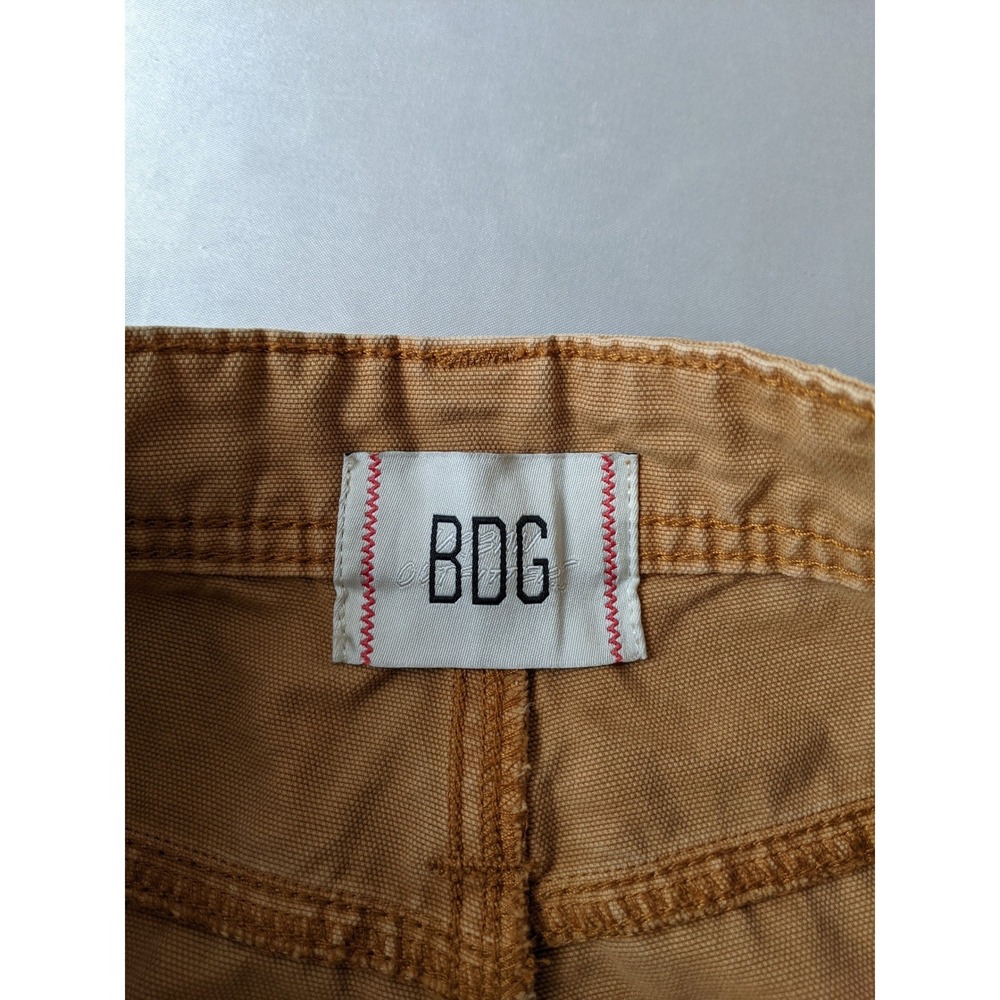 BDG Montana Canvas Wide Leg Utility Pants Brown High Rise Workwear Womens Size 2 - Picture 8 of 15